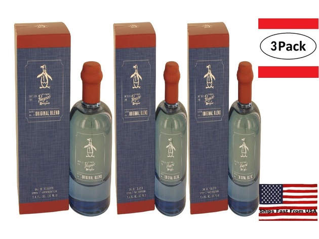 3 Pack Original Penguin Original Blend by Original Penguin Eau De Toilette Spray 3.4 oz for Men