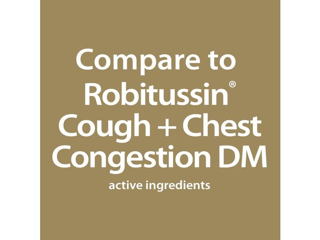 Tussin DM Cough Suppressant and Expectorant Cough Syrup, Relieves Cough, Chest Congestion and Mucus, Cherry Flavor, 4 Ounce