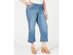 Style & Co Women's Size Pull-On Cropped Flare Jeans Blue Size 18 W