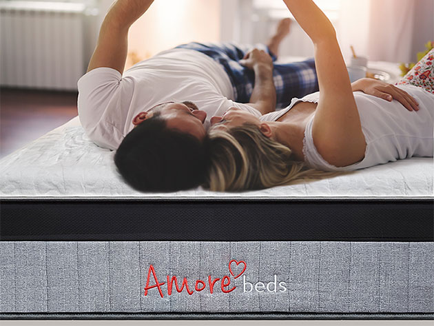 Amore 12.5" Luxury Hybrid Mattress Bundle (California King)