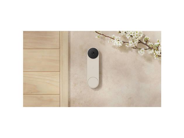 Google Nest DBELLBL Video Doorbell (Battery, Linen)