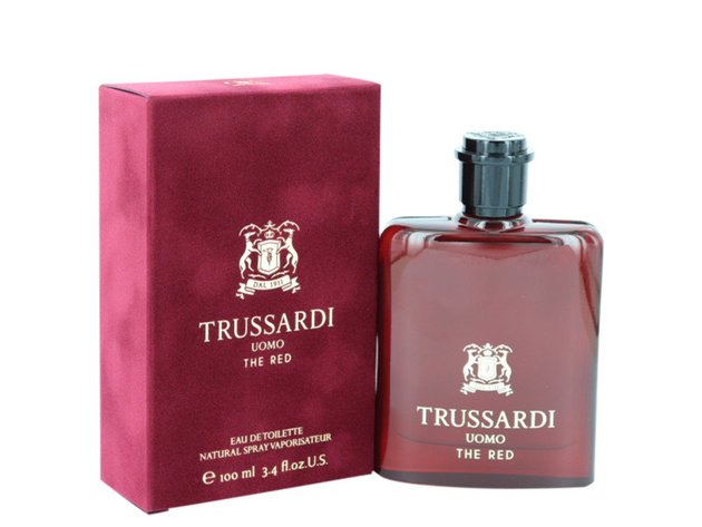 Trussardi Uomo The Red by Trussardi Eau De Toilette Spray 3.4 oz
