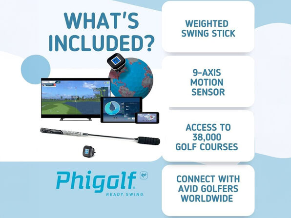Phigolf Home Golf Game Simulator Sensor & Generic Swing