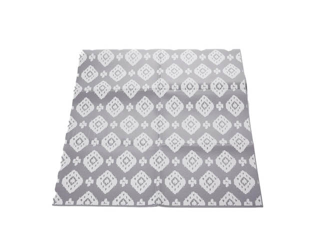 Oak and Reed FM31231 Origami Foldable Yoga Mat - Ikat Gray