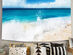 Art Retro Wall Tapestry "Blissful Beach"