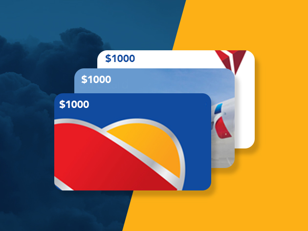 The $1,000 Airline Gift Card Giveaway