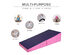 Costway Incline Gymnastic Pad Folding Wedge Ramp Gym Fitness Exercise Sport Tumbling Mat - Purple