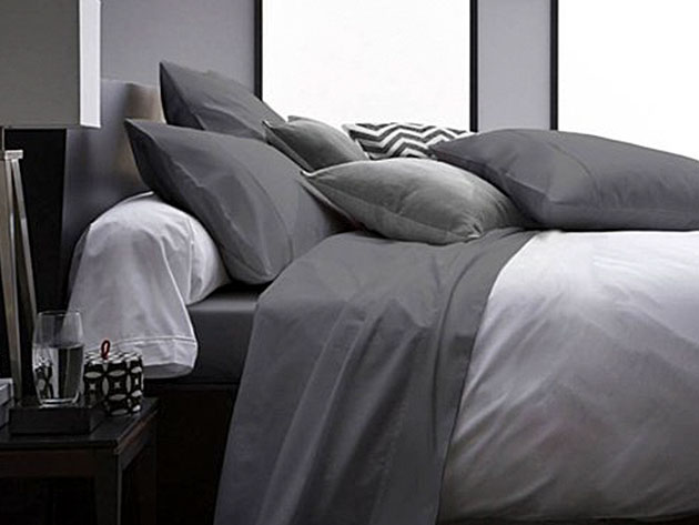 Ultra Soft 1800 Series Bamboo Bed Sheets: 4-Piece Set (King/Grey)