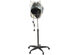 Costway Adjustable Stand Up Hood Floor Hair Bonnet Dryer Rolling Base Salon Wheels - Black