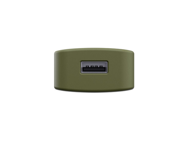 Skullcandy Fix AC Adapter with USB Port - Olive