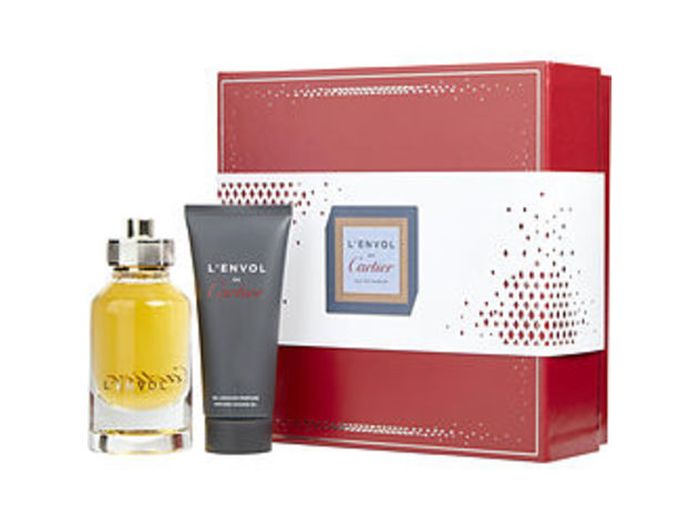 CARTIER L'ENVOL by Cartier EAU DE PARFUM SPRAY 2.7 OZ & SHOWER GEL 3.3 OZ For MEN
