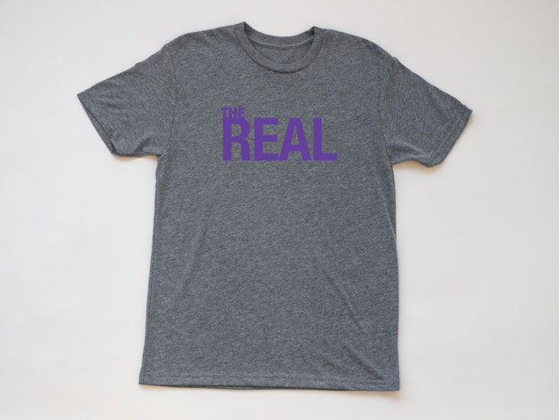 The Real Heather Gray T-Shirt (XXL)