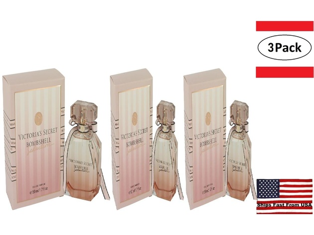 3 Pack Bombshell Seduction by Victoria's Secret Eau De Parfum Spray 1.7 oz for Women