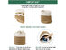 Potey 12"x12" Woven Cotton Rope Plant Basket