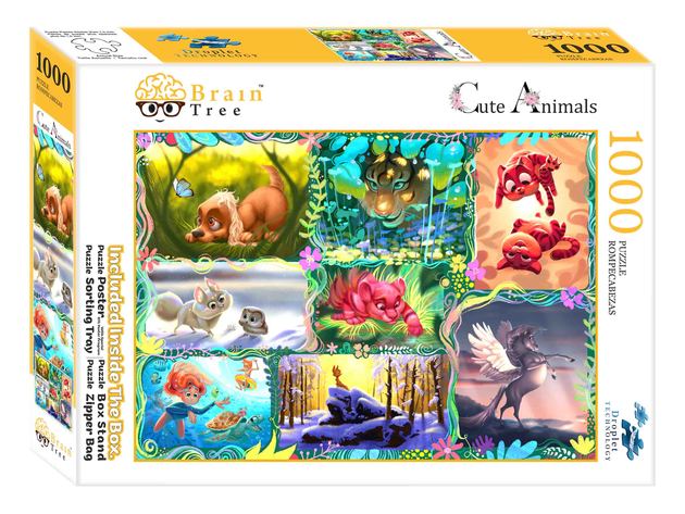 Cute Animals Jigsaw Puzzles 1000 Piece