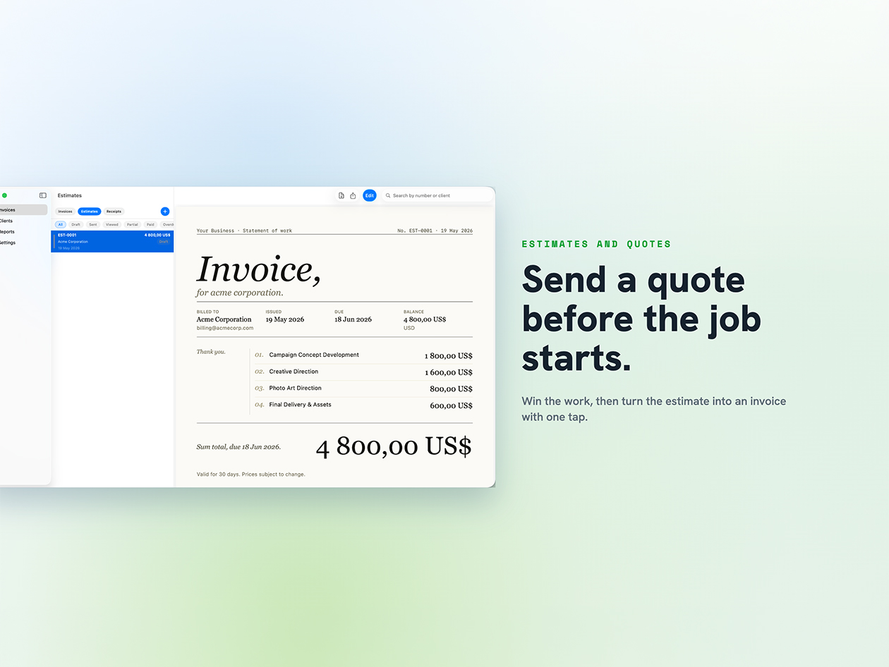 AI Invoice Maker Lifetime Subscription