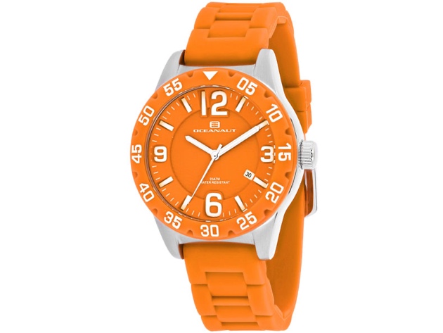 Oceanaut Women's Aqua One Orange Dial Watch - OC2814