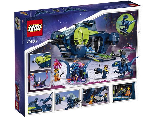 THE LEGO MOVIE 2 Rex’s Rexplorer! Spaceship Toy with Dinosaur Figures Building Kit, 1172 Pieces