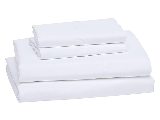 Jeske 1000 Thread Count Egyptian-Quality 100% Cotton Sheet Set (Full/White)