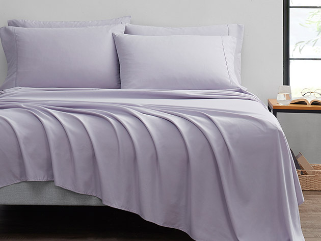 4-Piece Bamboo Comfort Luxury Sheet Set (Lilac/Twin)