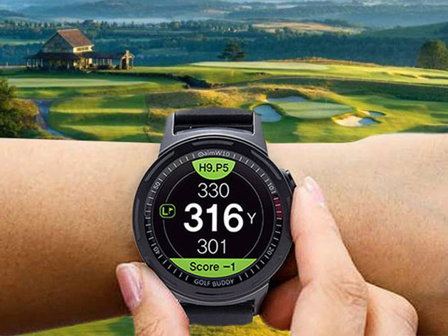 GOLFBUDDY Aim W10 GPS Golf Watch | theChive University