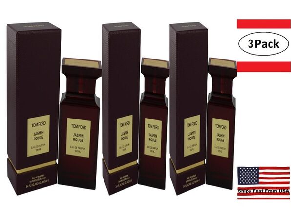 3 Pack Tom Ford Jasmin Rouge by Tom Ford Eau De Parfum Spray 3.4