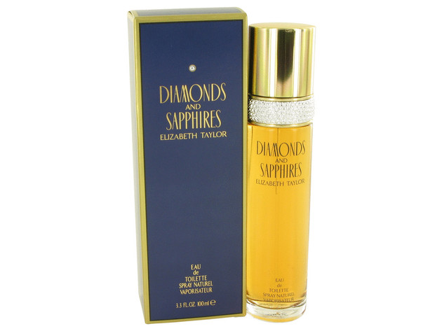 3 Pack DIAMONDS & SAPHIRES by Elizabeth Taylor Eau De Toilette Spray 3.4 oz for Women