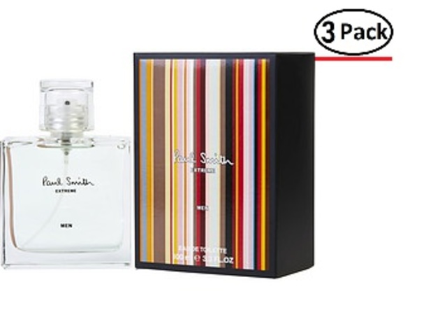 PAUL SMITH EXTREME by Paul Smith EDT SPRAY 3.4 OZ (Package Of 3)
