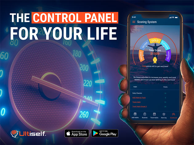 Ultiself Biohacker Routine Planner App: Lifetime Subscription 