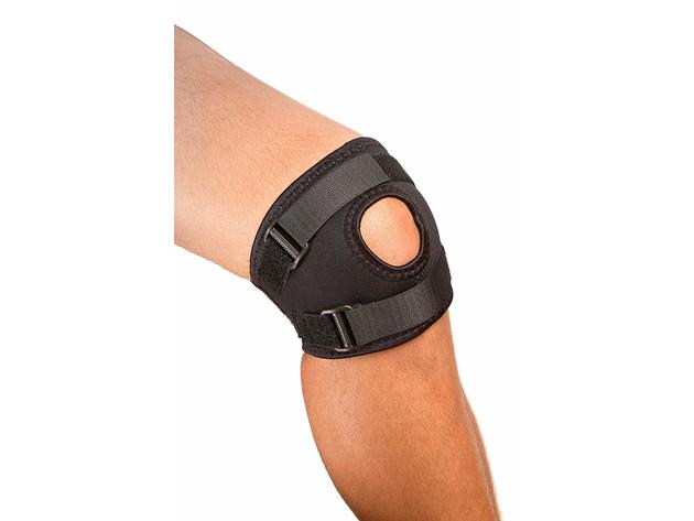 Cho Pat Counter Force Knee Wrap, Alleviates Patellar and Arthritis Pain, Small: 13 Inches - 14 1/2 Inches, Black
