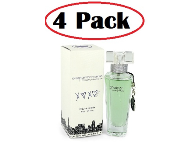 4 Pack of Gossip Girl XOXO by ScentStory Eau De Toilette Spray 1.67 oz