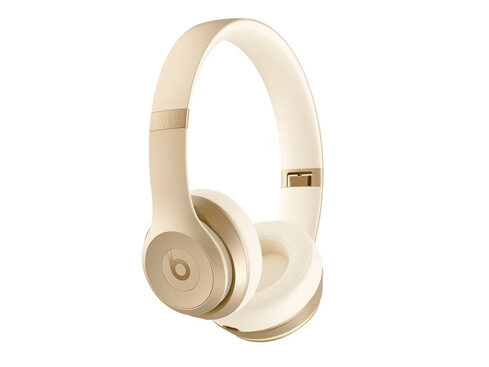 Beats Solo 4 On-Ear Headphones - Gold (Open Box) | StackSocial
