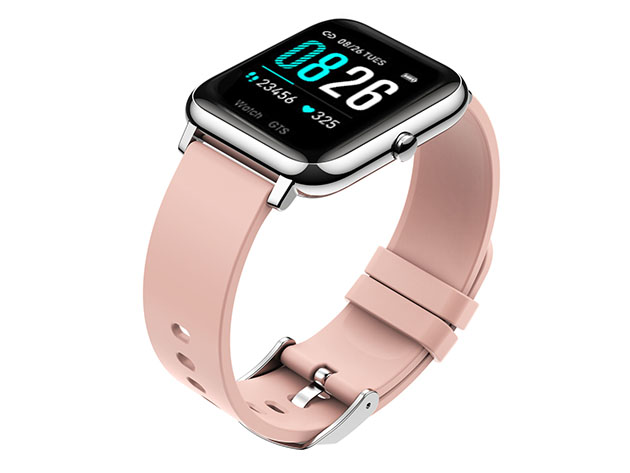 OXITEMP Smart Watch with Live Oximeter (Pink)