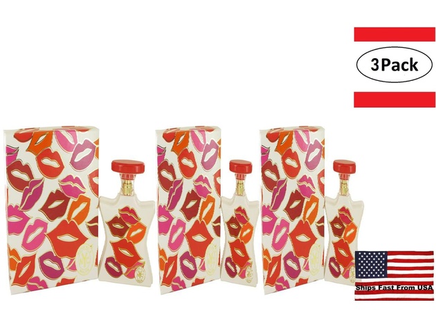 3 Pack Bond No. 9 Nolita by Bond No. 9 Eau De Parfum Spray with Lipstick 3.4 oz for Women