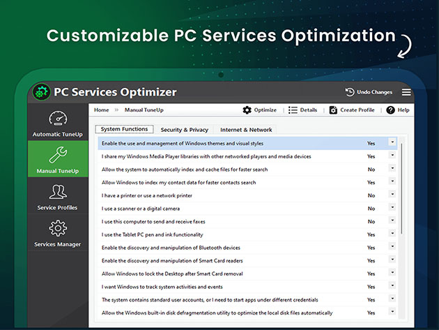 PC Services Optimizer 4: Lifetime License