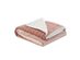 Ombre Flannel Reversible Jacquard Throw Blush Pink