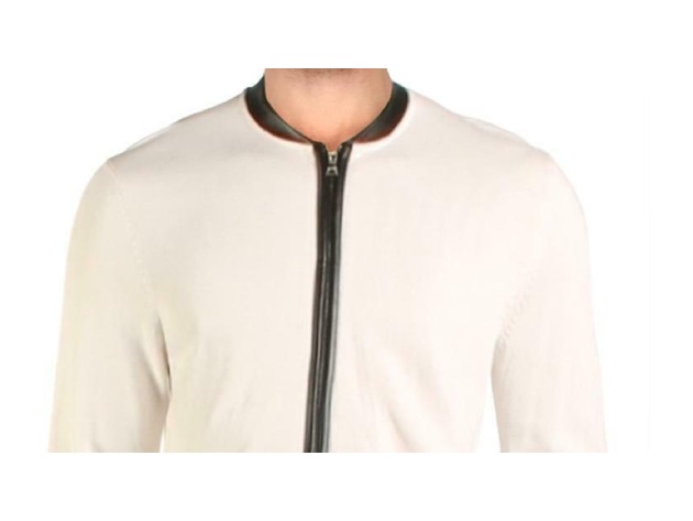 INC International Concepts Men's Zip-Front Cardigan Snowfall White Size 3 Extra Large