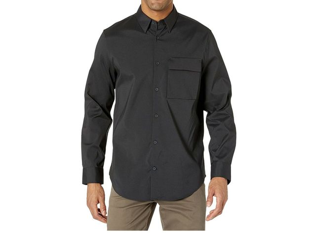 Calvin Klein Men's  Utility Shirt Black Size Extra Large