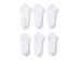 Balec Cotton Ankle Socks Low Cut, Men and Women Socks - 15 Pack - White