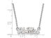 Sterling Silver U of Mississippi Sm Ole Miss Script Necklace