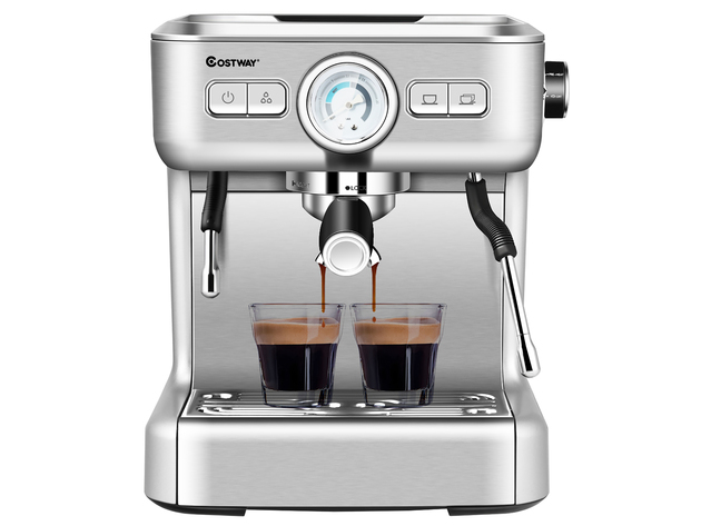 Costway Portable Espresso Machine 20 Bar Manual Espresso Maker