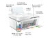 HP DJ4155 DeskJet Plus 4155 Wireless All-In-One Instant Ink-Ready Inkjet Printer - White