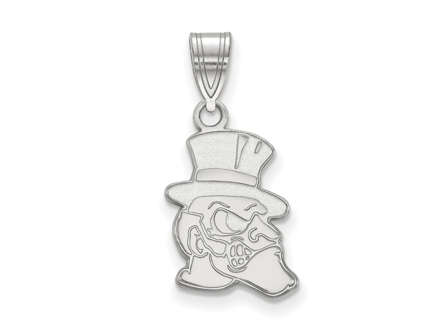 NCAA 10k White Gold Wake Forest U. Medium Pendant