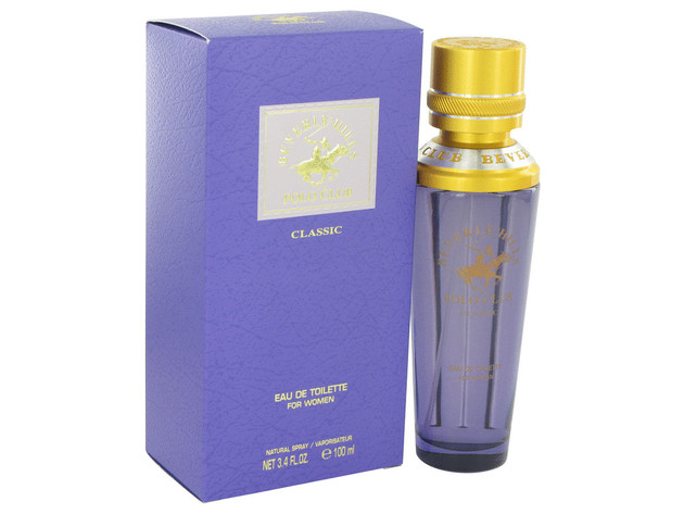 3 Pack Beverly Hills Polo Club Classic by Beverly Fragrances Eau De Toilette Spray 3.4 oz for Women