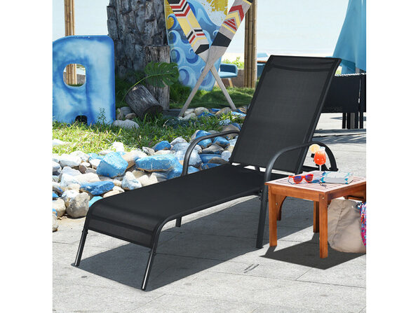Goplus Patio Chaise Lounge Outdoor Folding Recliner Chair W Adjustable Backrest Black Stacksocial - Folding Outdoor Chaise Lounge Goplus Patio Chaise Lounge Outdoor Folding Recliner Chair W Adjustable Backrest Black Stacksocial - Folding Outdoor Chaise Lounge