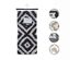 Bode Soft Knit Throw Black