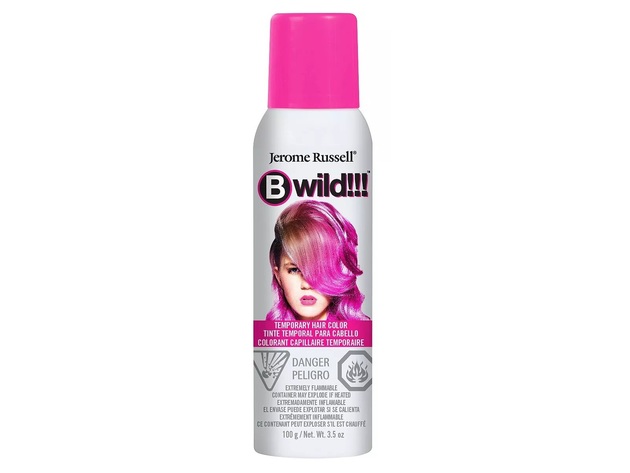 7. Jerome Russell B Wild Temporary Hair Color Spray in Blue - wide 5