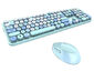 Spring Multi Wireless Keyboard And Mouse Set - Pastel Blue