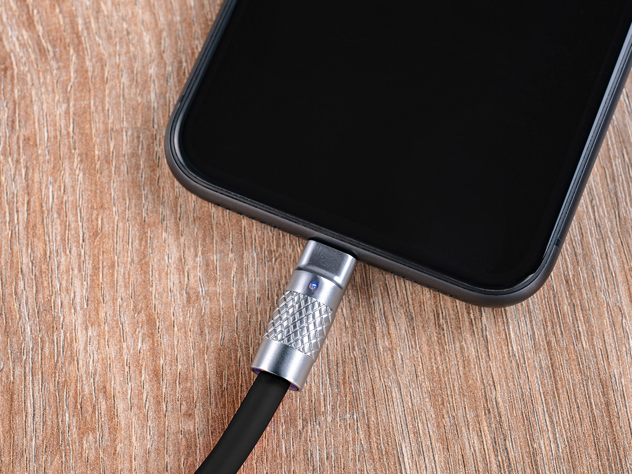 Statik® TsumoCharge® 100W USB-C Silicone Charging Cable (Black/4-Pack)