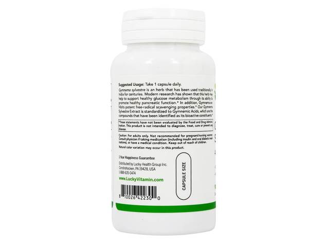 LuckyHerbs - Gymnema Sylvestre 400 mg. - 90 Veg Capsules